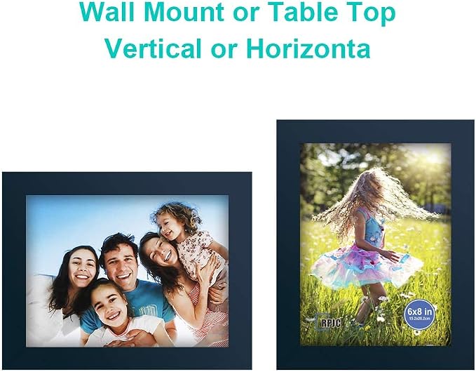 RPJC 6x8 inch Picture Frame Made of Solid Wood and High Definition Glass - Image 5