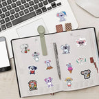 62Pcs Cute Koala Stickers for Kids Adults, Waterproof Vinyl Koala Bear Stickers - Image 6
