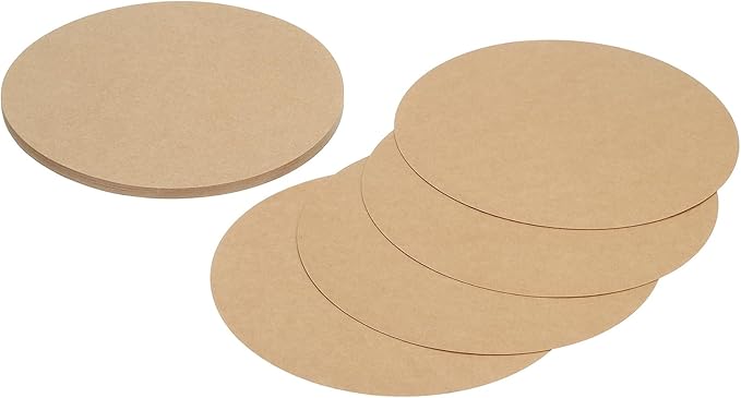 MECCANIXITY 24 Pcs Circle Card Stock, 6.7 Inch Round Cutouts Paper Thick by MECCANIXITY