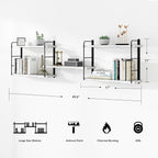 MXCSE Wall Shelves, Wall Mounted Bookshelves, DIY Floating Shelves - Image 3