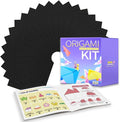Praisebank Black Origami Paper, Double Sided Color, Origami Kit by Praisebank