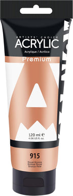 AUREUO Royal Bronze Acrylic Paint, 4 Fl Oz / 120ml Single Tube, Acrylic by AUREUO