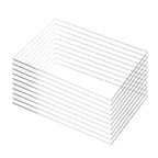 10 Pack Clear Acrylic Sheet 4" x 6" Cast Plexi Glass Panel 1/8" Thick High - Image 8
