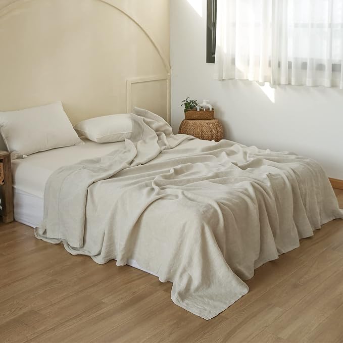 Simple&Opulence French Linen Flat Sheet - Image 7