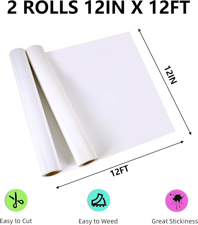 RENLITONG White Heat Transfer Vinyl - Image 2