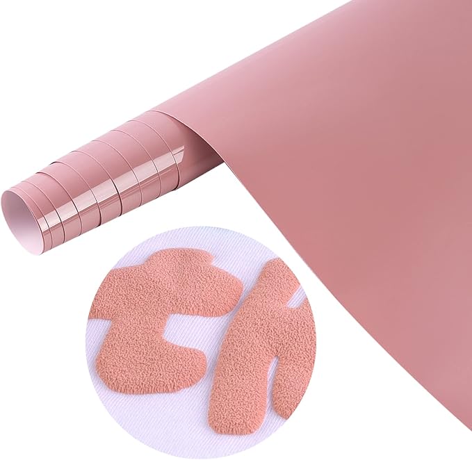 Tintnut Pinkish Grey Puff Heat Transfer Vinyl Roll, easy cut & weed, stretch by Tintnut