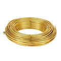 Fashewelry 82 Feet 9 Gauge Round Aluminum Wire 3mm Golden Bendable Metal Craft by FASHEWELRY