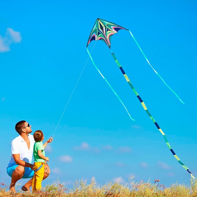 Kite, Large Delta Kites for Kids and Adults, Durable Multifunctional Beach Kite - Image 6
