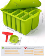 10 Cavity Large Silicone Popsicle Molds - Image 6