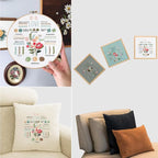 COCOMOX 3 Sets Embroidery Kit for Beginners Adults, Needlepoint Cross Stitch - Image 3