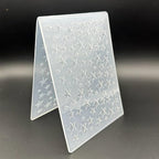 3D Plastic Embossing Folder Template Stereoscopic Stars Texture A6 Size - Image 5