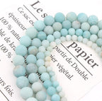6mm Matte Light Amazonite Bead, 15-Inch Matte Round Loose Stone Beads - Image 5