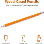 Amazon Basics Wood-Cased #2 HB School Pencils - Image 2