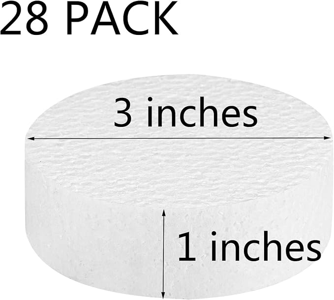 FFchuanhe 3 Inch 28-Pack Foam Circles - Image 2