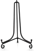 Artliving Plate Stands for Display, 12Inch Black Iron Easel Plate Display Photo by Artliving