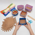 FREEBLOSS 15 Set Basket Weaving Kit Basket Making Kit - Image 5