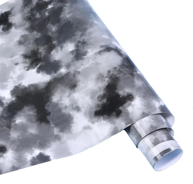 HTVSTD Black Tie Dye HTV Heat Transfer Vinyl 12×8ft Iron on Vinyl | Tie Dye by CraftingEveryday