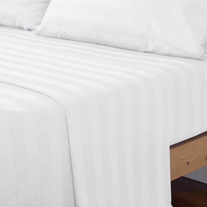 Cotton Full Flat Sheet Only, 600 Thread Count 100% Egyptian Cotton Top Sheet - Image 7