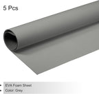 MECCANIXITY EVA Foam Sheets Grey 19.7 Inch x 19.7 Inch 1mm Thick Crafts Foam - Image 3