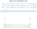 ANPURZII 10PCS #3 11 Inch White Invisible Zippers - Image 2