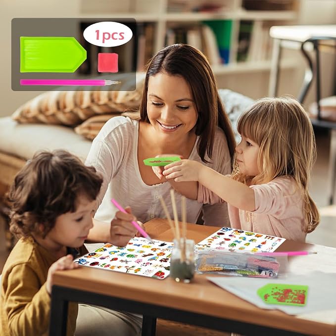Labeol Diamond Art Kits for Kids Boys and Girls Ages 6-8-10-12 Easy to DIY - Image 4