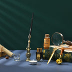 Joyeee Antique Wooden Pen and Ink Set, Sealing Stamp Kit - Image 5