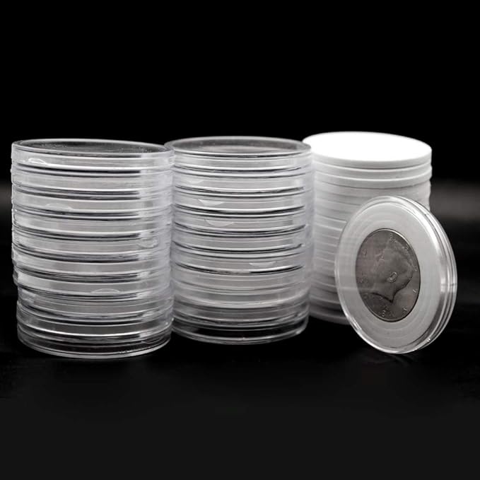 20pcs Clear Plastic Coin Capsules, Coin Collection Case of 5 Size by Befantasway