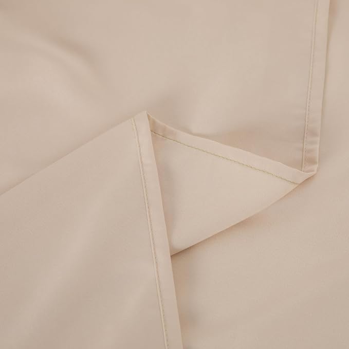 Twin Flat Sheet Only，66x96Inch Beige - Image 7