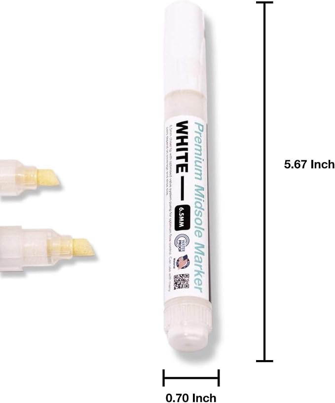 Wilkins Premium Midsole Marker for Customization Paint on Leather, Fabric and - Image 7