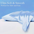 JOGJUE Silk Pillowcase for Hair and Skin 2 Pack 100% Mulberry Silk Bed - Image 3