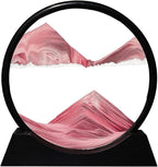 Aoderun Moving Sand Art Picture Round Glass 3D Deep Sea Sandscape in Motion by Aoderun