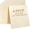 LotFancy Basswood Sheets, 6 Pack, Plywood Sheets by LotFancy