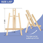 ESRICH 16 PCS 11.8" Wood Easels, Tabletop Easel - Image 2