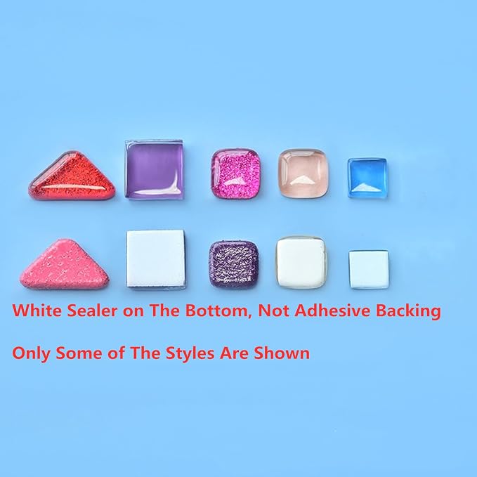 500g Mixed Color Irregular Crystal Mosaic Tiles, Tiny Mosaic Tile DIY Hobbies - Image 3