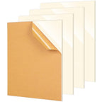 JarThenaAMCS 4Pcs Cream Acrylic Sheets 1/8 Thick 12 x 16 Inch Cream Color Cast by JarThenaAMCS