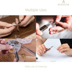 BEADNOVA 8mm Open Jump Rings Silver Jump Rings - Image 4
