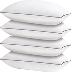 HIMOON Bed Pillows for Sleeping 4 Pack, Queen Size Cooling Pillows Set of 4 by HIMOON
