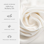 Fishers Finery 25mm 100% Pure Mulberry Silk Pillowcase - Image 5