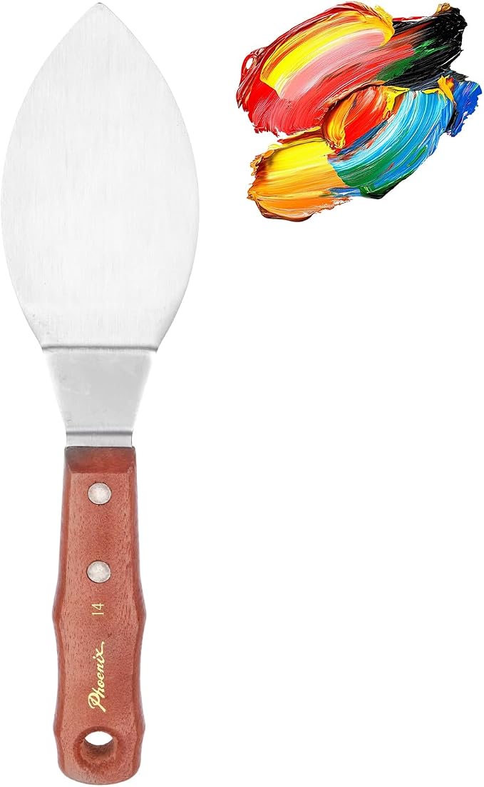 MECCANIXITY Pack of 1 Large Palette Knife No.14, 10.6" Long Palette Knives by MECCANIXITY