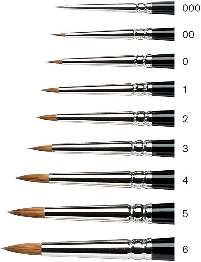 Winsor & Newton Series 7 Kolinsky Sable Miniature Watercolor Brush - Image 3