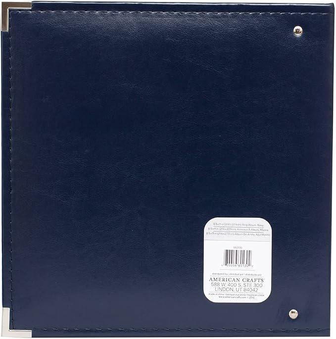 We R Memory Keepers 8.5x11 Navy Photo Album, Protect Memories and Photos - Image 3