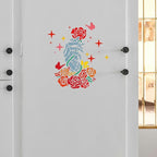 Skeleton Hand and Rose Wall Stencil - Image 5