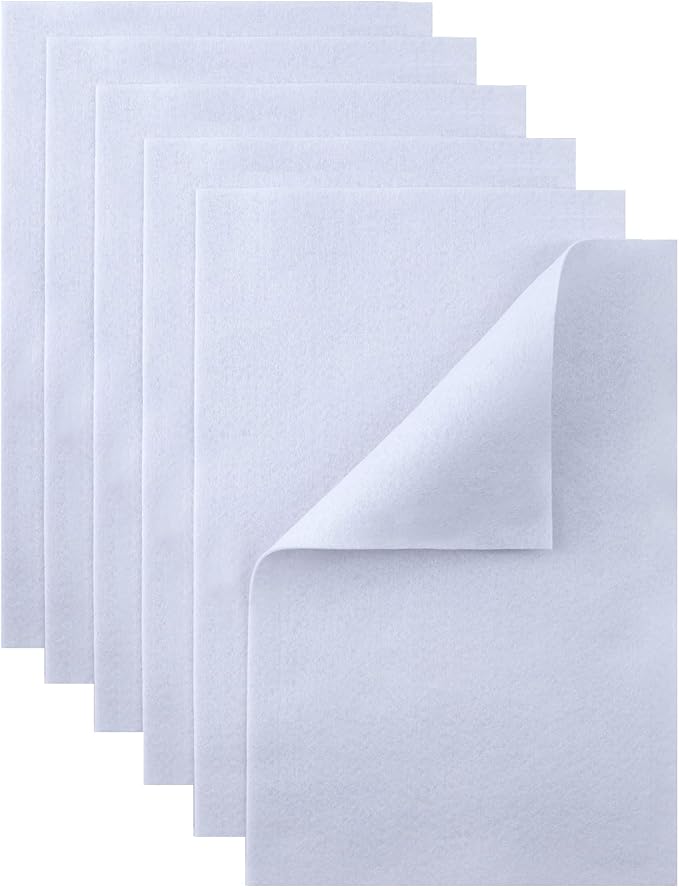 HaoFeiJH White Felt Sheets by HaoFeiJH