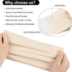 VINYL FROG Cream Heat Transfer Vinyl Roll 12" x12ft Matte HTV Vinyl | Beige - Image 2