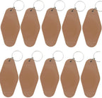 10pcs Blank Hotel Keychains Bulk Vintage Motel Keychain Vinyl HTV printing by Nwsrayu