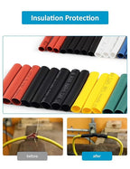 innhom 650pcs Heat Shrink Tubing Heat Shrink Tube Wire Shrink Wrap Shrinkage - Image 4