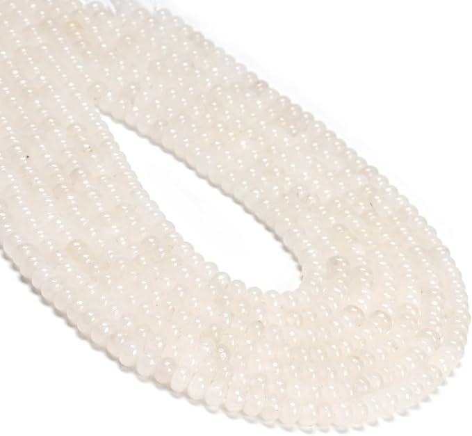 ICAI 4x6mm Natural Rondelle Beads – Loose Gemstone Spacers by CAI+YI+MING