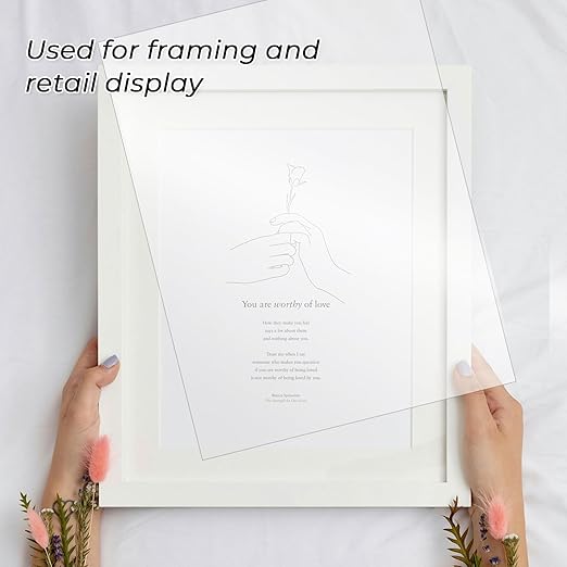 TKOnline 10 PCS Plexiglass Sheets, 8.5" x 11" x 0.02 Clear PET Sheet Panels - Image 5