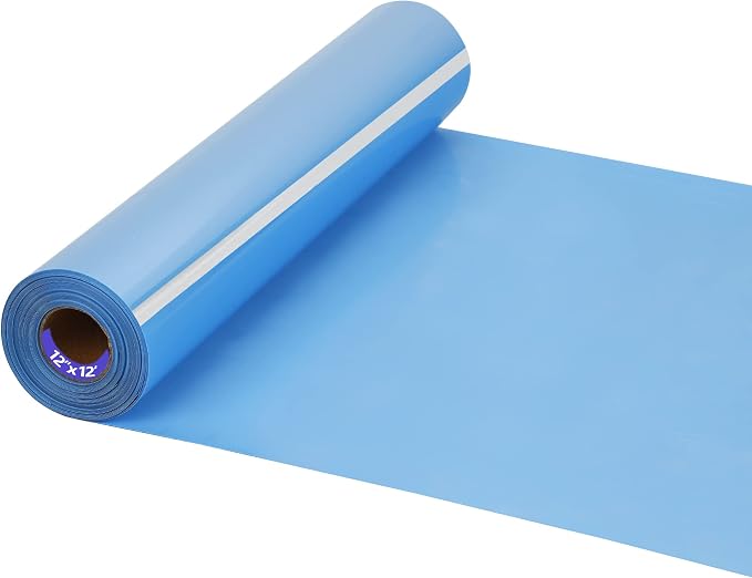 HTV Iron on Vinyl 12Inch by 12ft Roll HTV Heat Transfer Vinyl by HTVVETUR