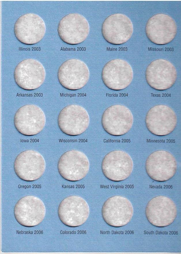Whitman US Washington Statehood and National Parks Quarter Coin Color-Folder - Image 3